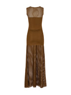 Mesh Knit Maxi Dress