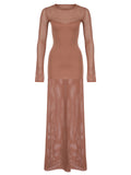 Mesh Maxi Dress