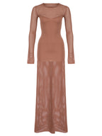 Mesh Maxi Dress