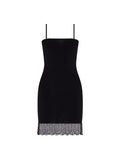Mini Knit Lace Dress