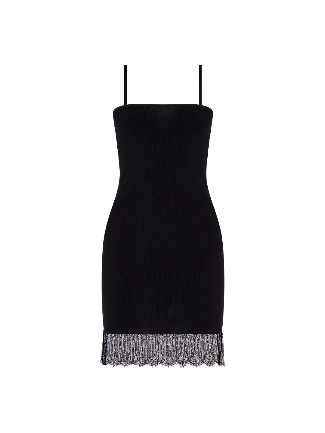 Mini Knit Lace Dress