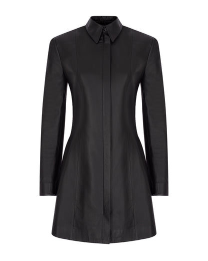 Zeynep Arçay Resort 2026 - Mini Leather Jacket Dress