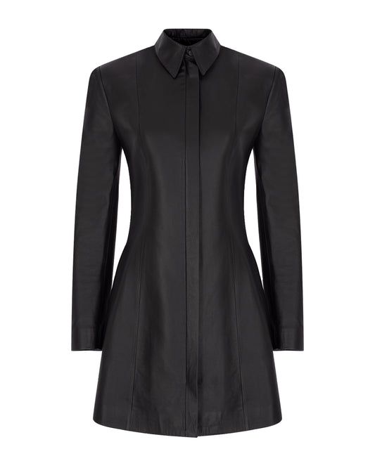 Zeynep Arçay Resort 2026 - Mini Leather Jacket Dress