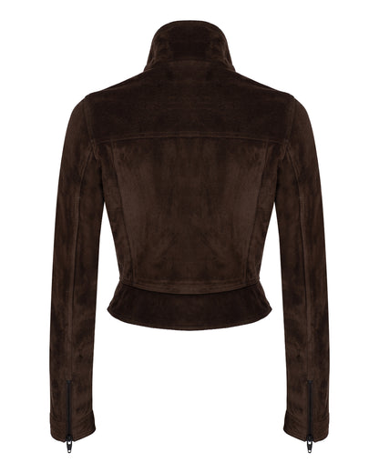 Zeynep Arçay Resort 2026 - Mini Suede Biker