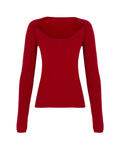 Zeynep Arçay Resort 2026 - Open Neck Cashmere Top