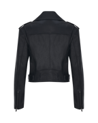 Oversize Mini Leather Biker