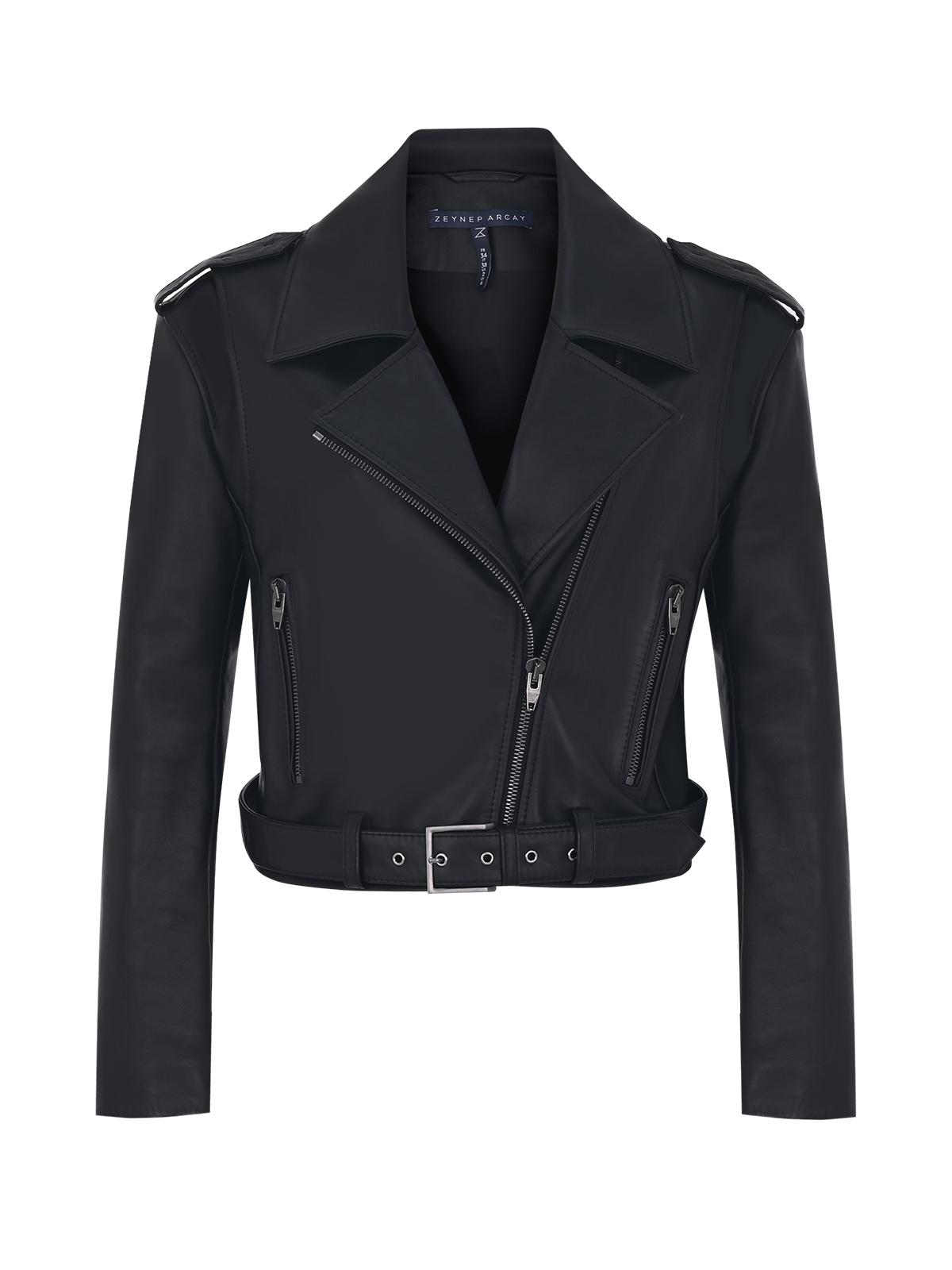 Oversize Mini Leather Biker