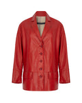 Zeynep Arçay Resort 2026 - Oversized Leather Jacket