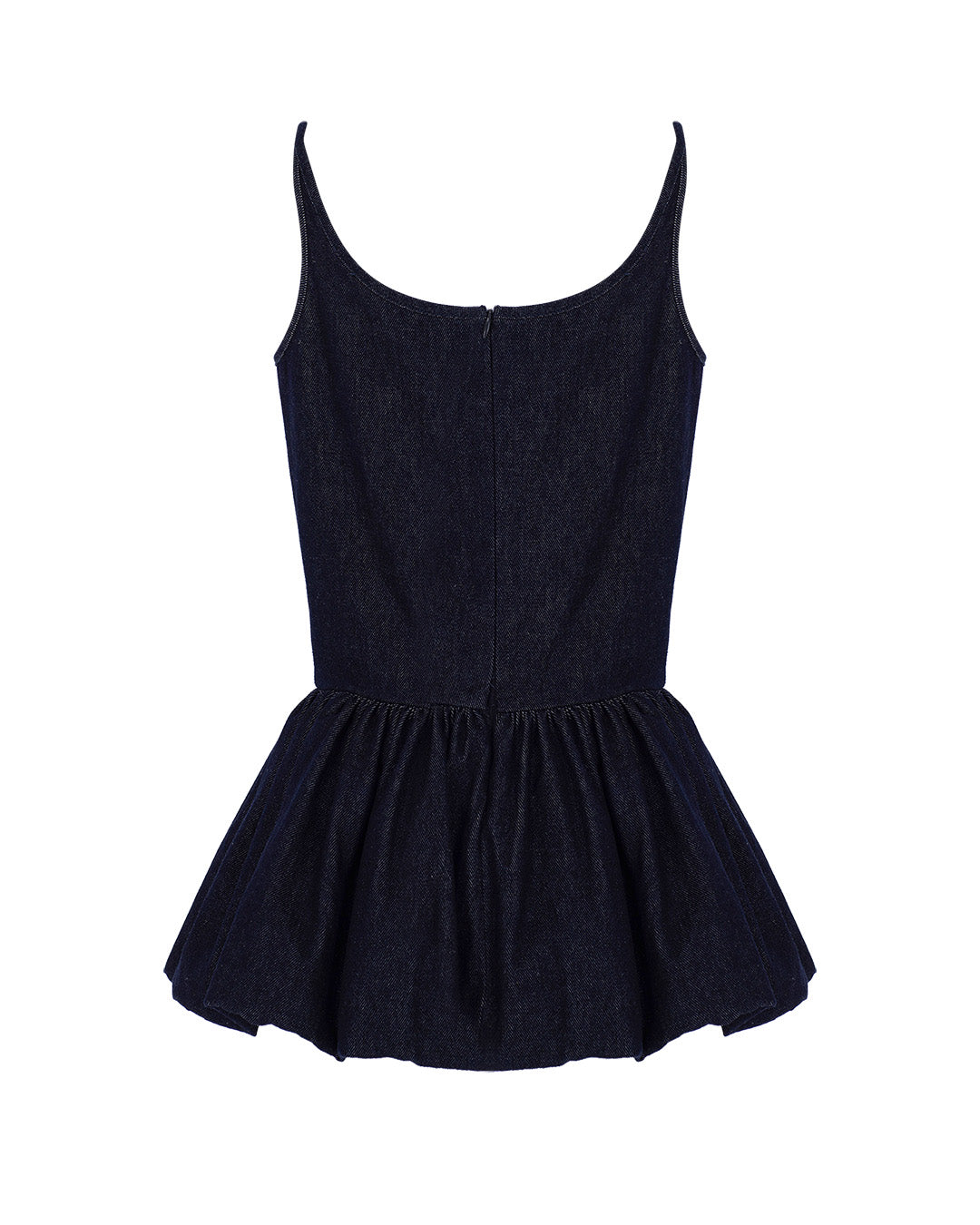 Peplum Denim Top