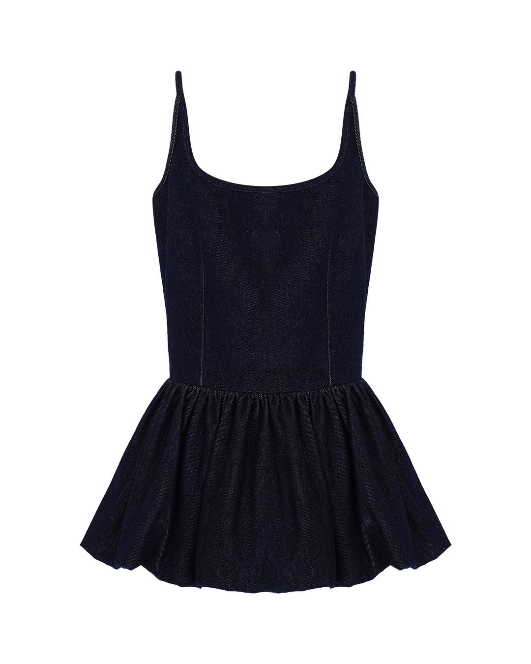 Peplum Denim Top