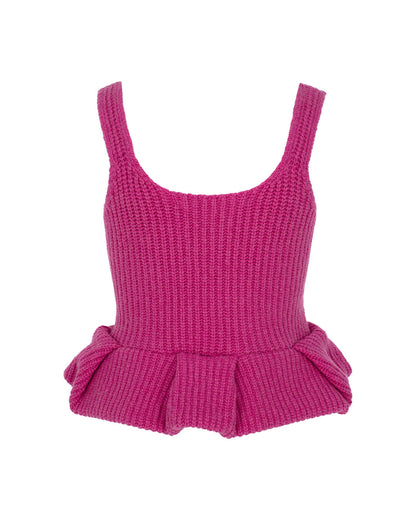 Peplum Knit Top