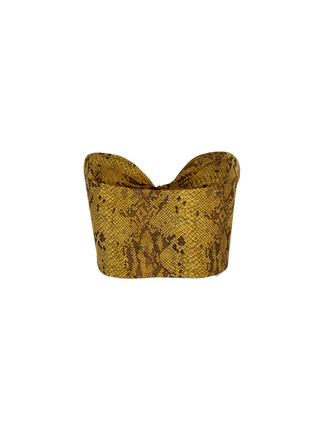 Python Silk Bow Bustier