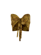 Python Silk Bow Bustier