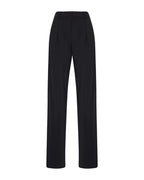Pleated Technical Wool Pants