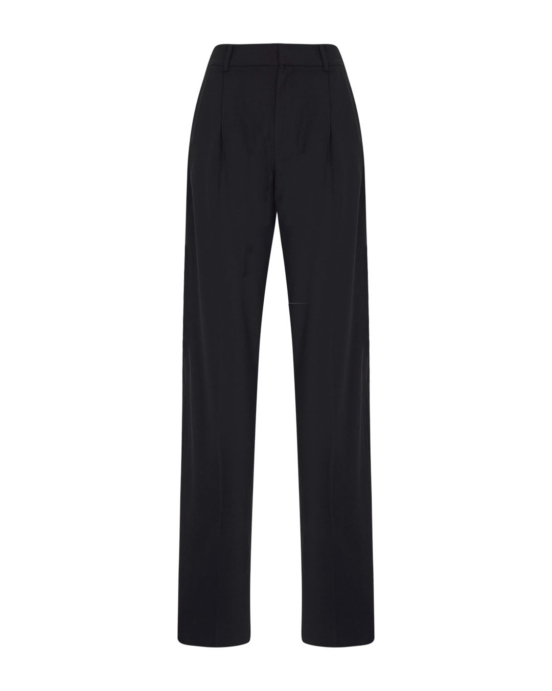 Pleated Technical Wool Pants
