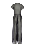 Polkadot Silk Chiffon Jumpsuit
