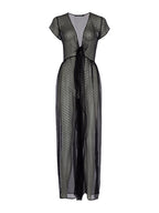 Polkadot Silk Chiffon Jumpsuit