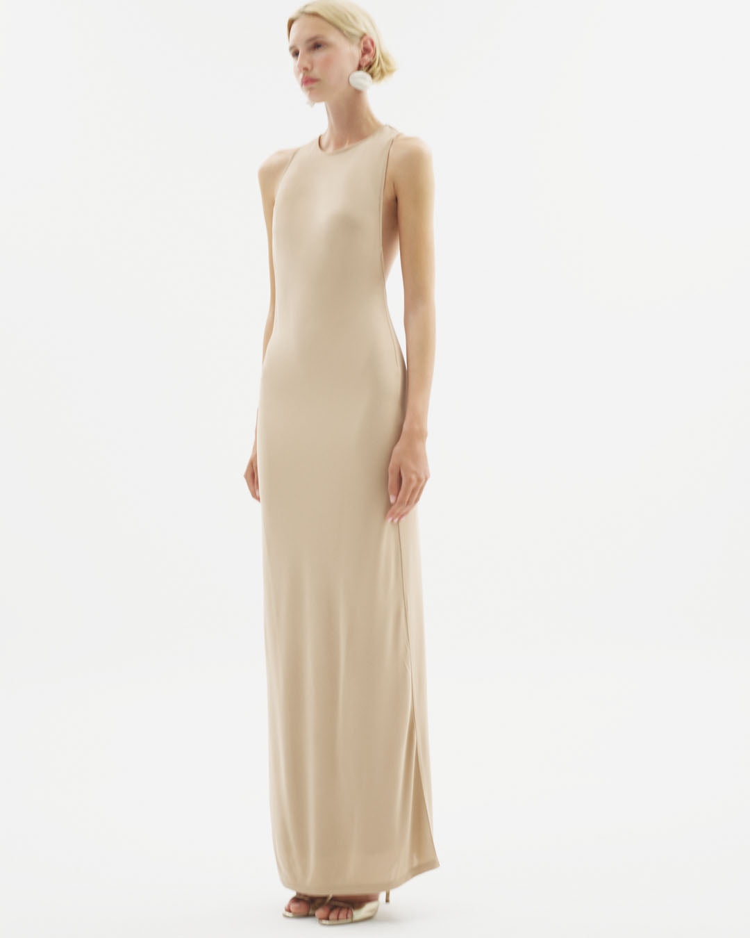 Halter Maxi Jersey Dress 2 Halter Maxi Jersey Dress 2