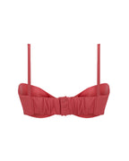 Ribbon Leather Bustier