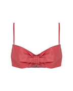 Ribbon Leather Bustier