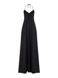 Sateen Lace Maxi Dress