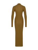 Semi Sheer Knit Dress