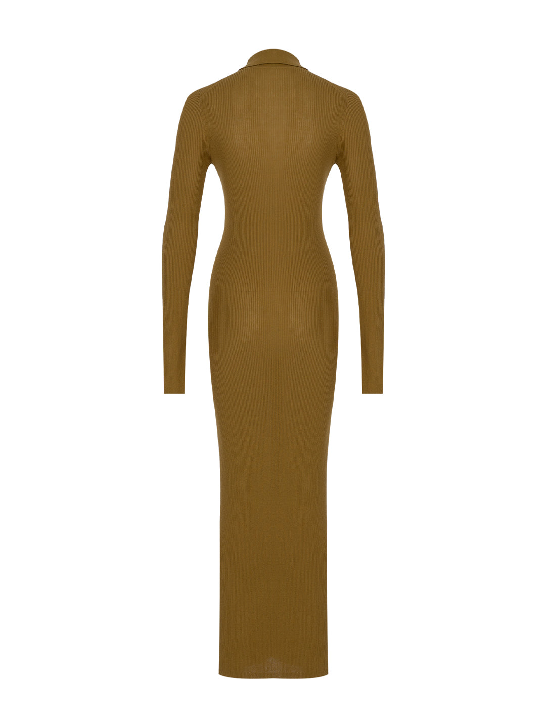 Semi Sheer Knit Dress L