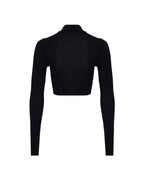 Zeynep Arçay Resort 2026 - Semi Sheer Knit Crop Top