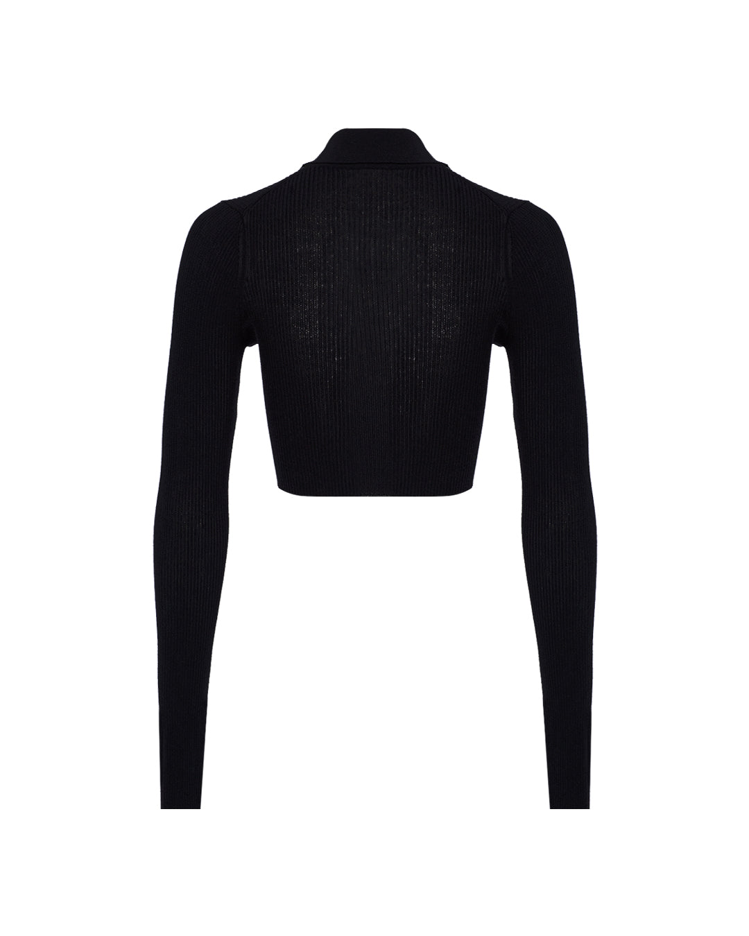 Zeynep Arçay Resort 2026 - Semi Sheer Knit Crop Top