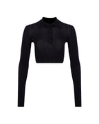 Zeynep Arçay Resort 2026 - Semi Sheer Knit Crop Top