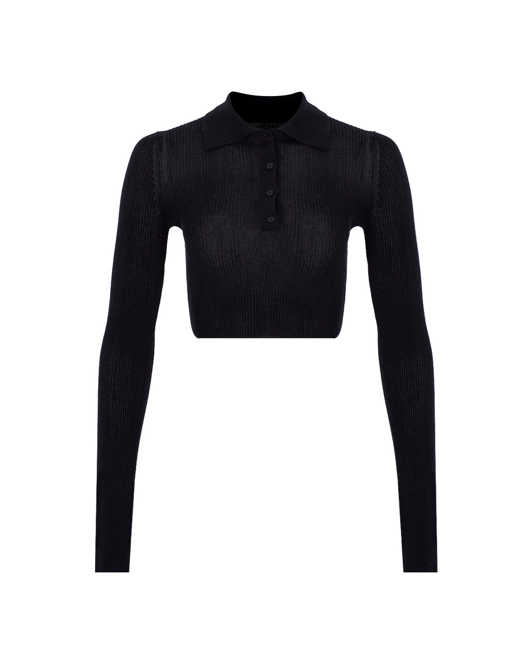 Zeynep Arçay Resort 2026 - Semi Sheer Knit Crop Top