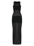 Sheer Mohair Midi Dress