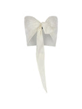 Silk Cotton Bow Bustier