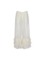 Silk Cotton Frilled Pants
