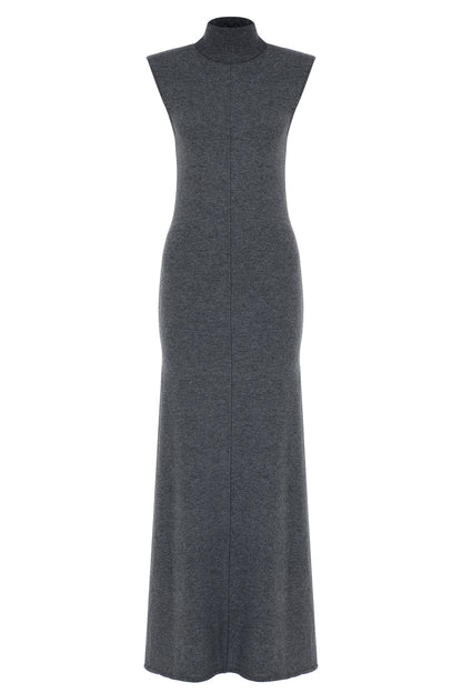 Sleeveless Cashmere Maxi Dress LOOK 04 - Camille Charrière x Zeynep Arçay Collection