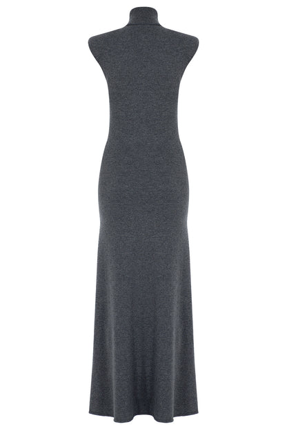 Sleeveless Cashmere Maxi Dress LOOK 04 - Camille Charrière x Zeynep Arçay Collection