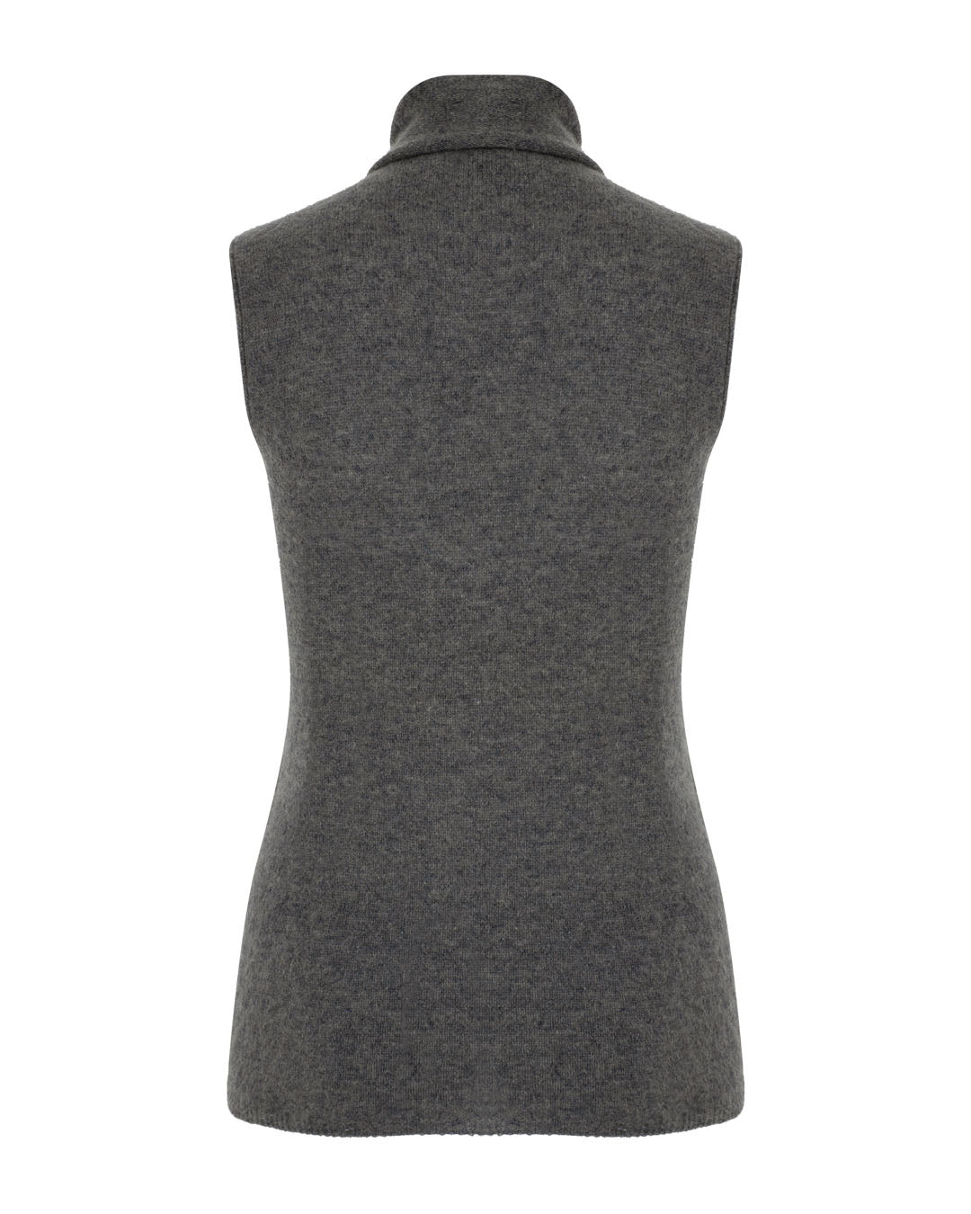Sleveless Cashmere Turtleneck Top