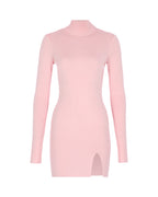 Zeynep Arçay Resort 2026 - Slit Mini Knit Dress