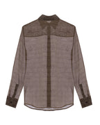 SnakePrint Silk Shirt