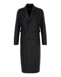 Snakeprint Leather Coat