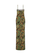 Spaghetti Maxi Jersey Dress 