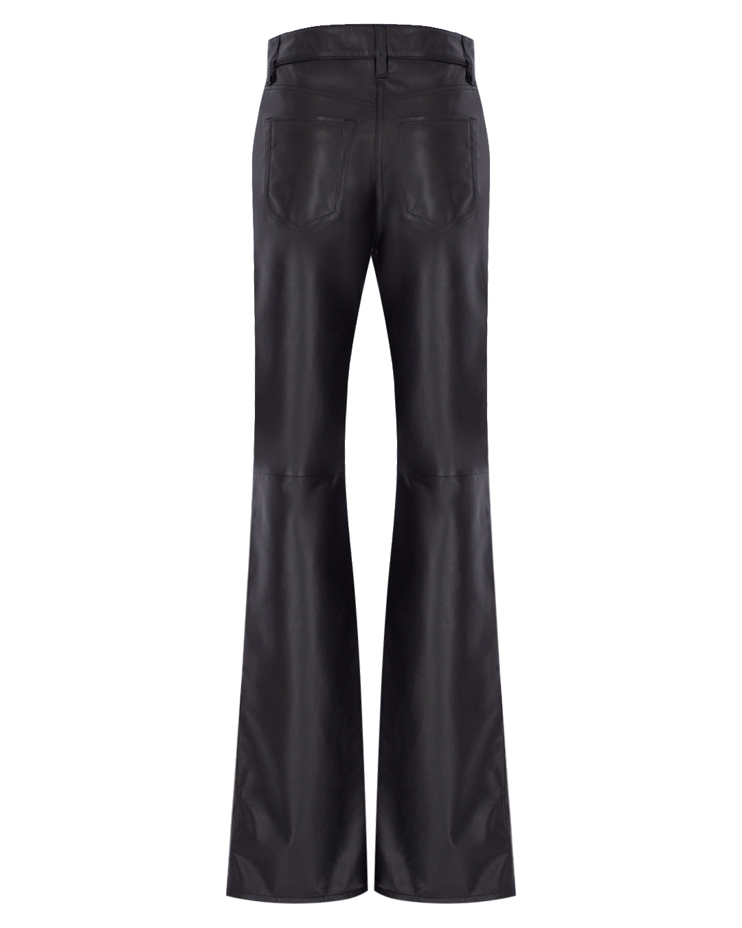 Straight Cut Leather Pants