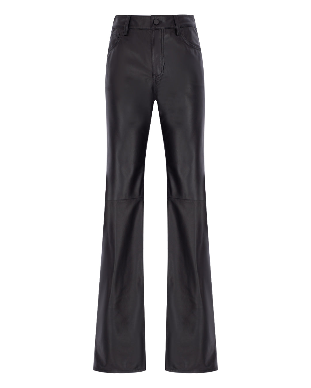 Straight Cut Leather Pants