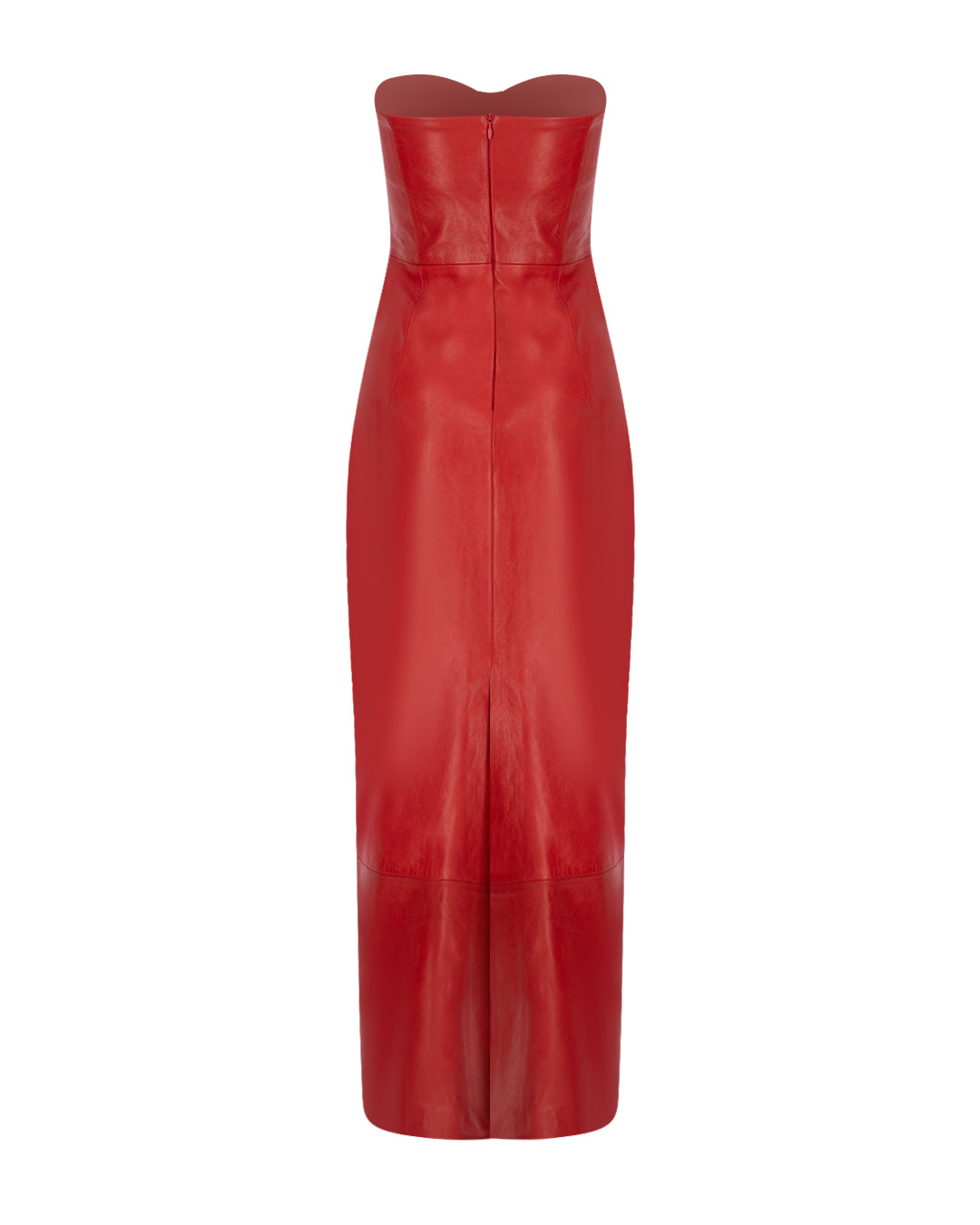 Zeynep Arçay Resort 2026 - Strapless Leather Dress