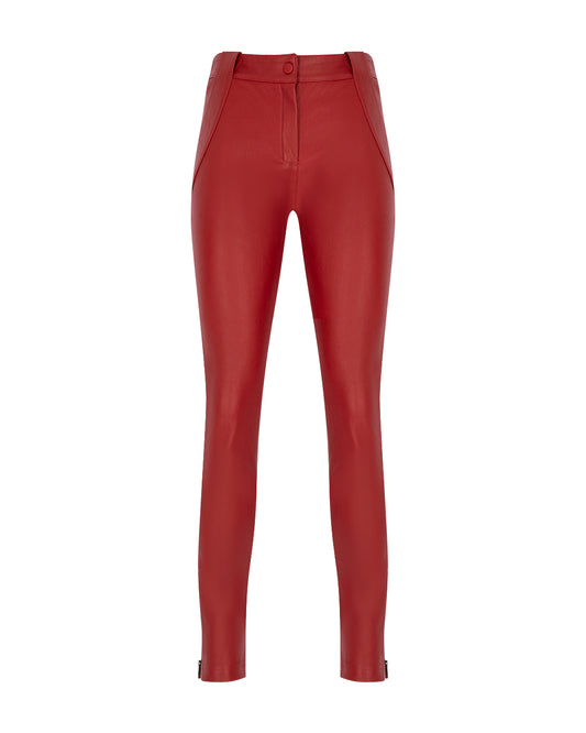 Zeynep Arçay Resort 2026 - Stretch Leather Cool Pants