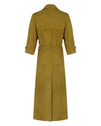 Suede Trench Coat