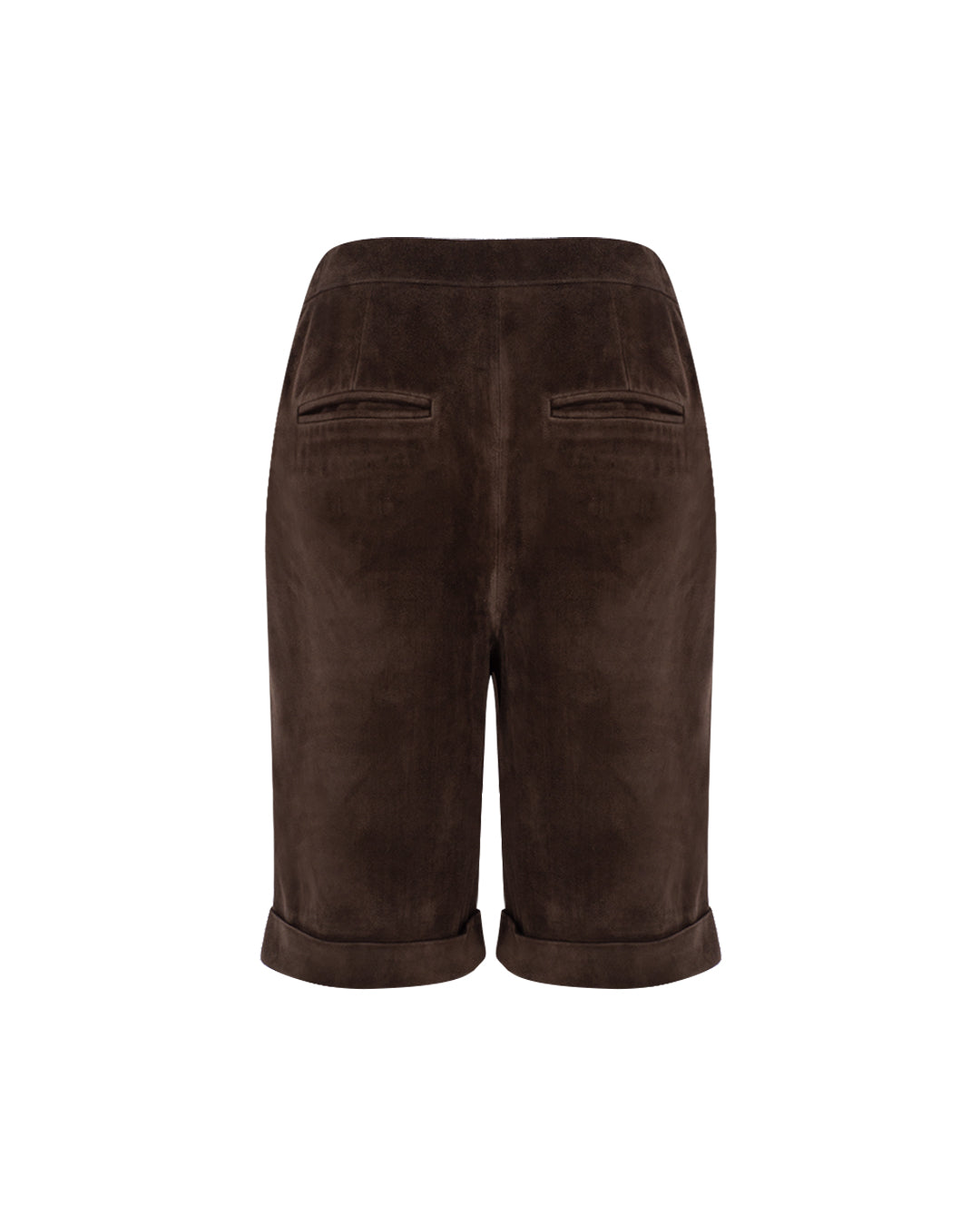 Zeynep Arçay Resort 2026 - Suede Bermuda Shorts