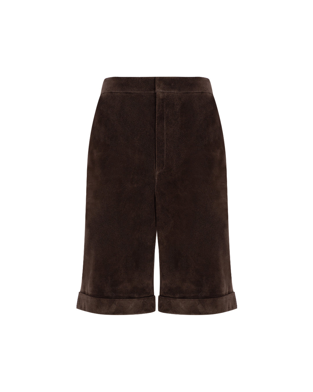 Zeynep Arçay Resort 2026 - Suede Bermuda Shorts