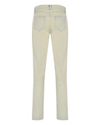Suede/Denim Pants