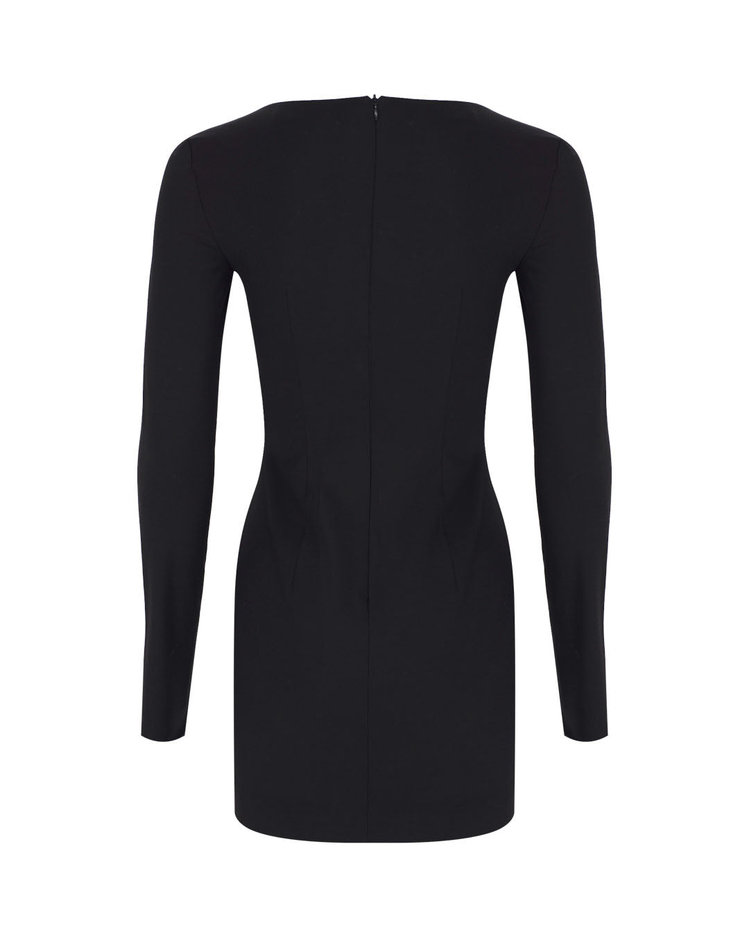 Technical Wool Mini Dress w Lace